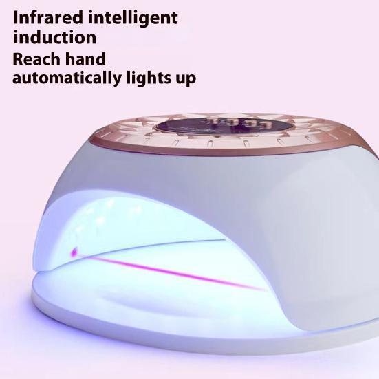 УФ светодиодная лампа для ногтей, устройство для лечения грибка ногтей, инфракрасный свет 650 нм, 470 нм