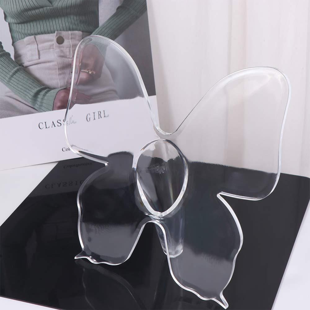 Acrylic Butterfly Acrylic Vase Transparent Desktop Ornament Hydroponic Flower Vase Banquet