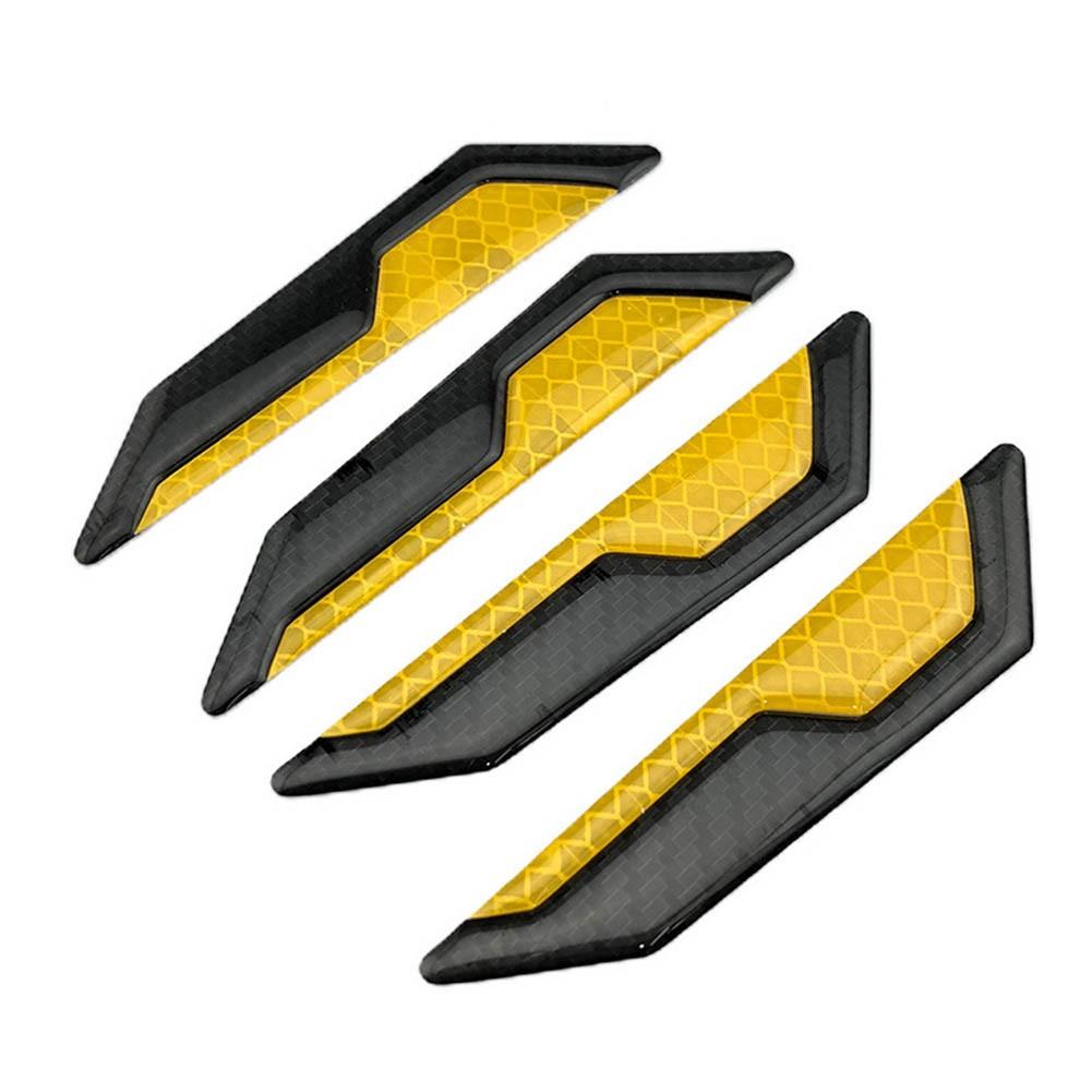 Reflective Scratch Protector Strips for Car Doors 4pcs Easy tallation