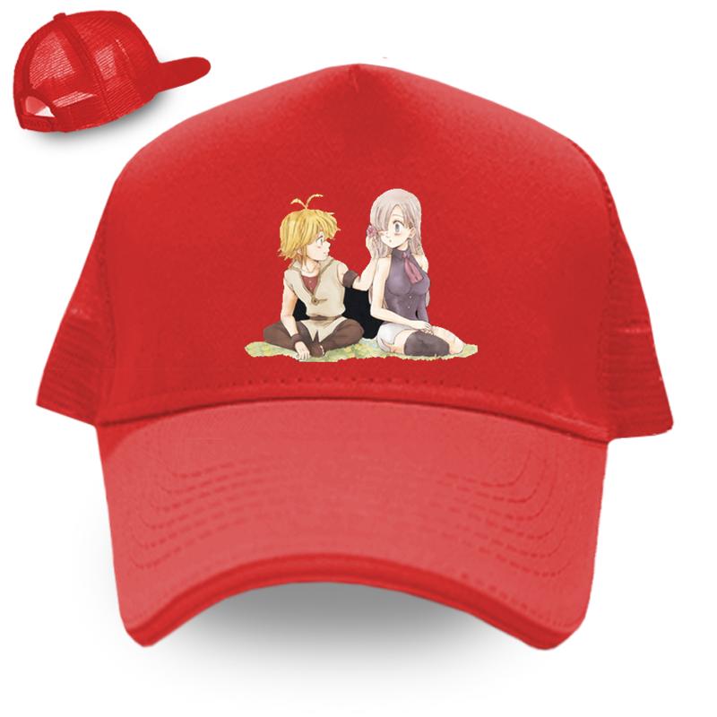Бейсболка для взрослых «Семь смертных грехов», японская анимация, унисекс, женские кепки, модная шляпа в стиле хип-хоп