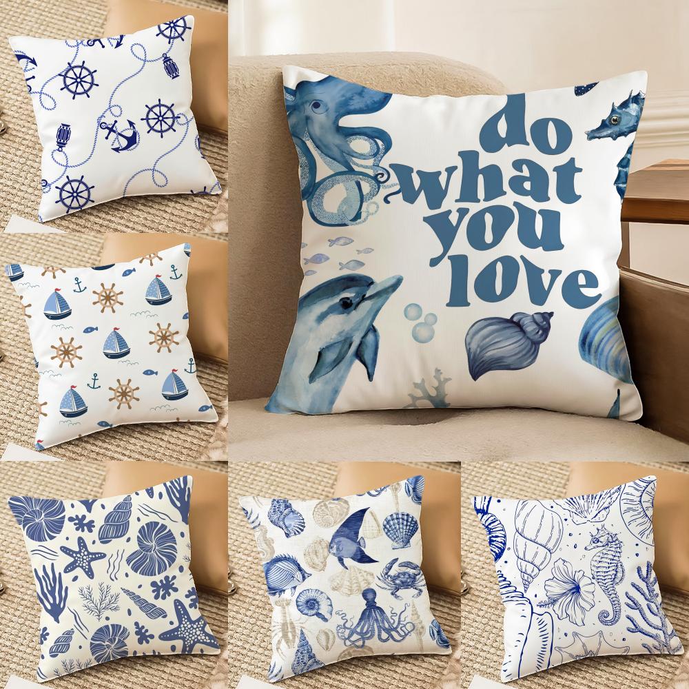 Oean Animals Cushion Cover Soft Plush DoubleSided Printed Sofa Pillow Cushion Cover Cozy AllSeason Durable Decor Gift