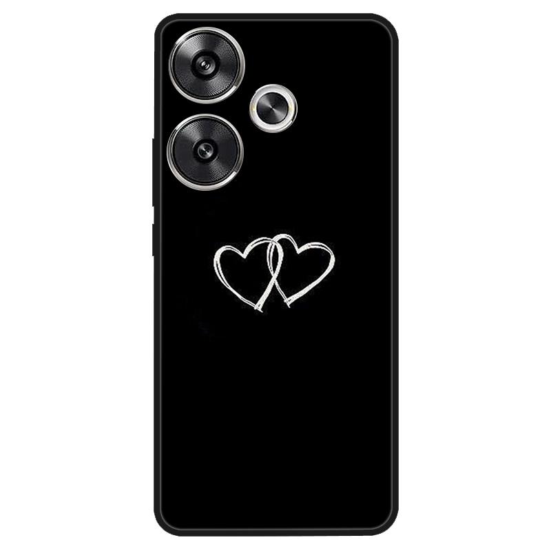 For Xiaomi Poco M6 4G Case Shockproof Soft Silicone TPU Bumper for Poco M6 4G Cover PocoM6 4G 2024 Lovely Luxury Cartoon Fundas
