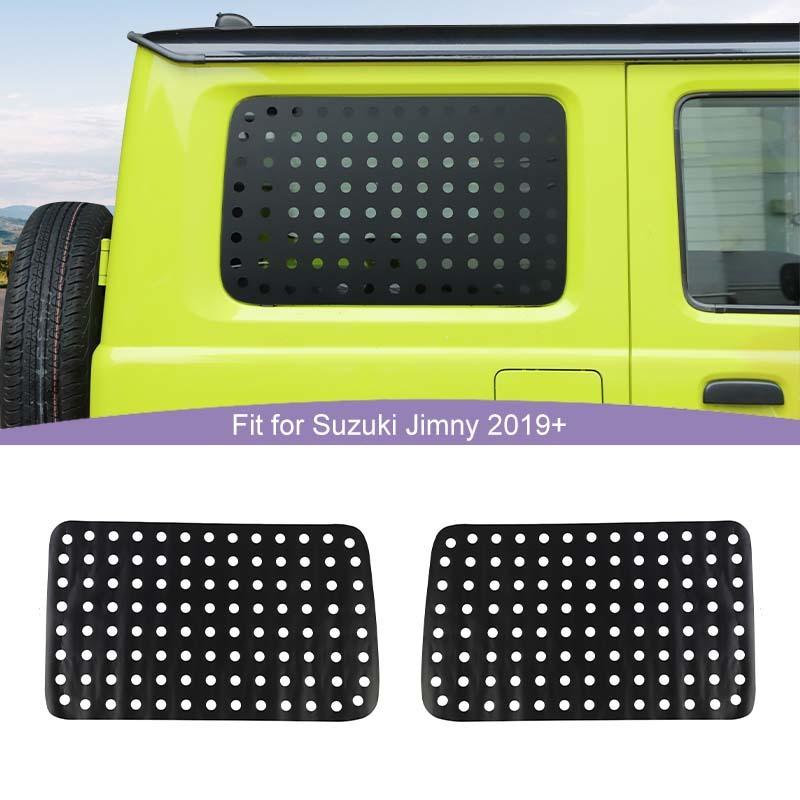 Накладки-декорации на боковые стекла задней части кузова для Suzuki Jimny 2019 и новее, ПВХ, автомобильные аксессуары