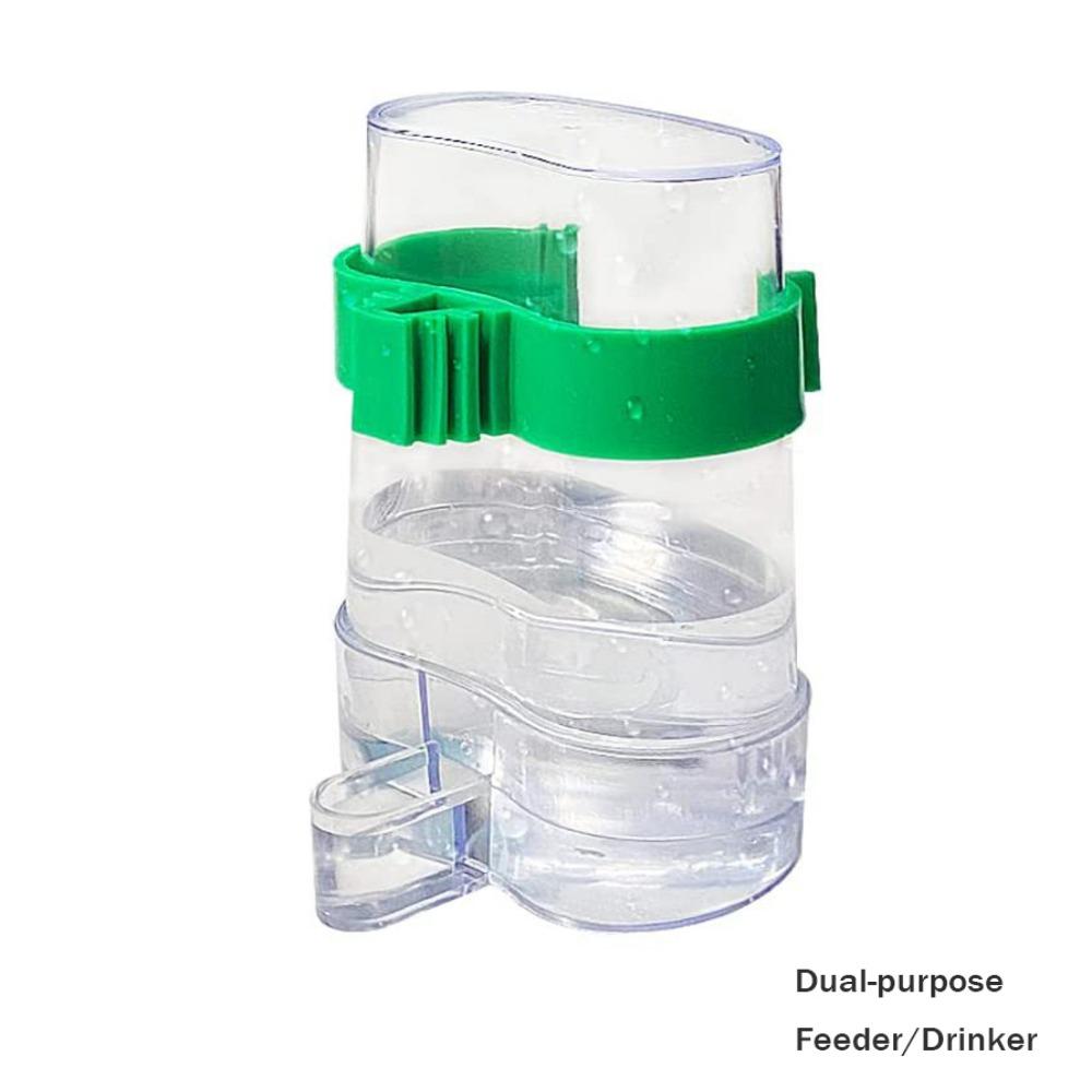 Plastic Bird Automatic Drinker Automati Parrots Feeder Waterer Bird Water Dispenser  Parrots