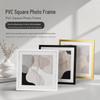 Квадратная 3D ПВХ фоторамка для искусства и фотографий - Идеально подходит для офиса, гостиной, прихожей или настенного дисплея