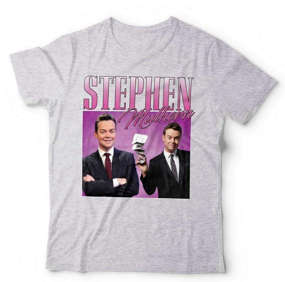Футболка Stephen Mulhern, унисекс, в стиле ретро, для мальчишника или девичника, забавная.
