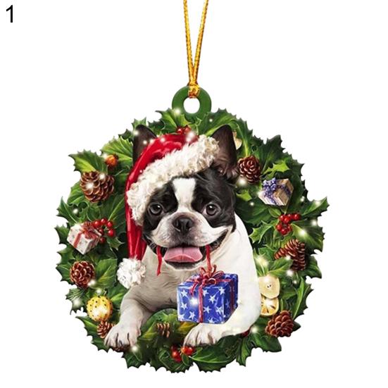 Рождественская подвеска Уникальное изысканное исполнение Собачьи украшения ADM
