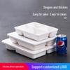 Four-Compartment Melamine Divided Plate with Lid