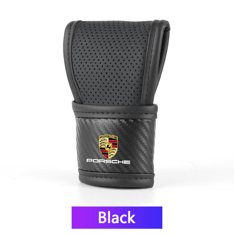 Высококачественные чехлы на ручку переключения передач для салона автомобиля, нескользящие чехлы на рычаг переключения передач для Porsche 911 Cayenne Cayman Panamera Macan Taycan Boxster