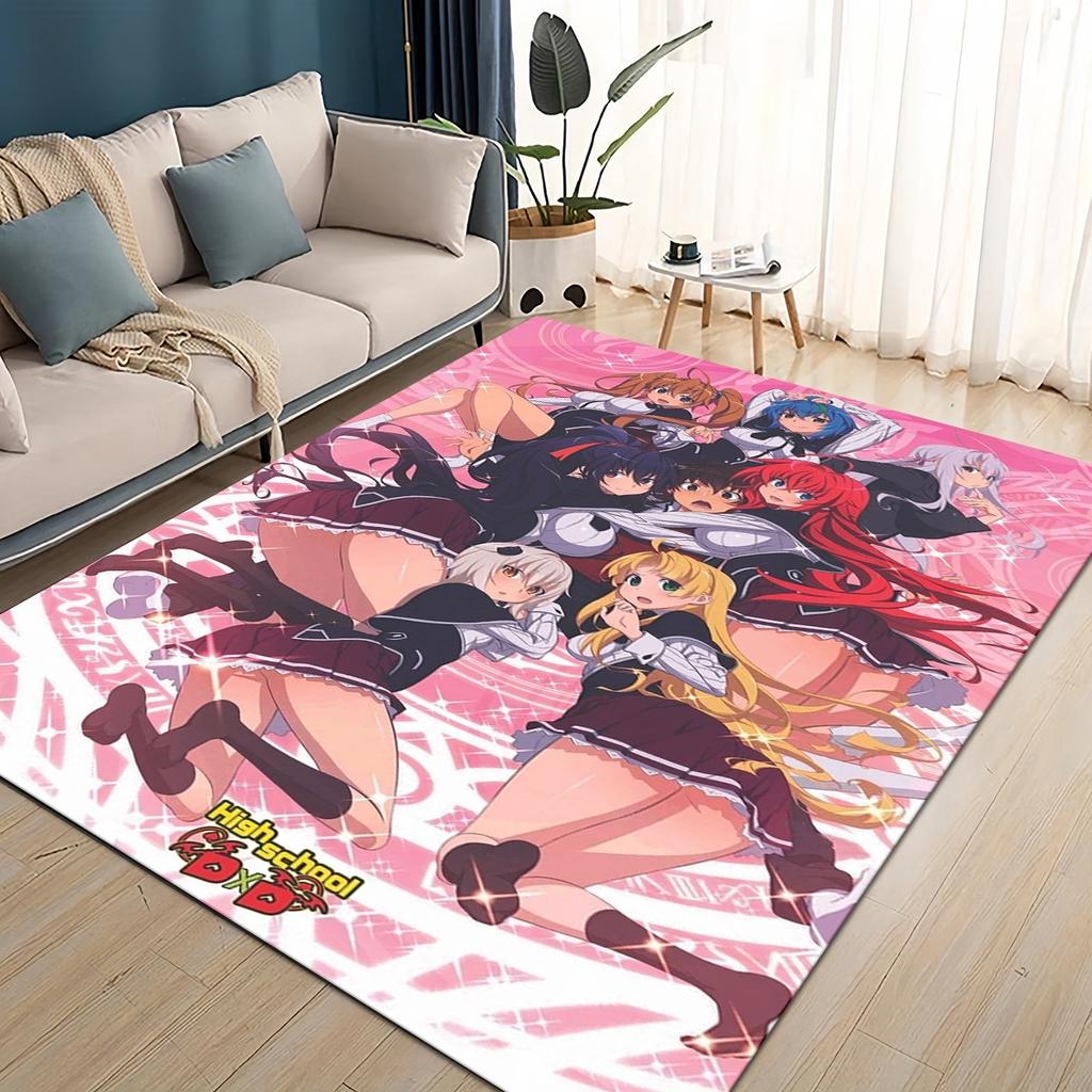 3D Мультяшный Ковер High School DxD Сексуальная Девушка Риас Акено Азия для Гостиной Спальни Дома Украшение Дивана, Нескользящий Коврик