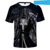 Knight Templar Men's T-shirt 3D Printing T-shirt Knight Templar Fashion Casual T-shirt Hip Hop Harajuku Streetwear Tops