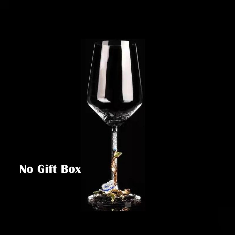 Enamel Crystal Glass Red Wine Cup Champagne Wine Glasses Luxury Glass Cups Wineglass Vintage Drinking Goblet Set Whiskey Barware