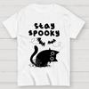 Stay Spooky Unisex 100% Cotton Summer Casual Cool Loose T-Shirt