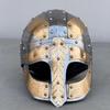 Medieval Knight Steel Norse Viking Helmet-Larp, Cosplay Roleplay Halloween Costume