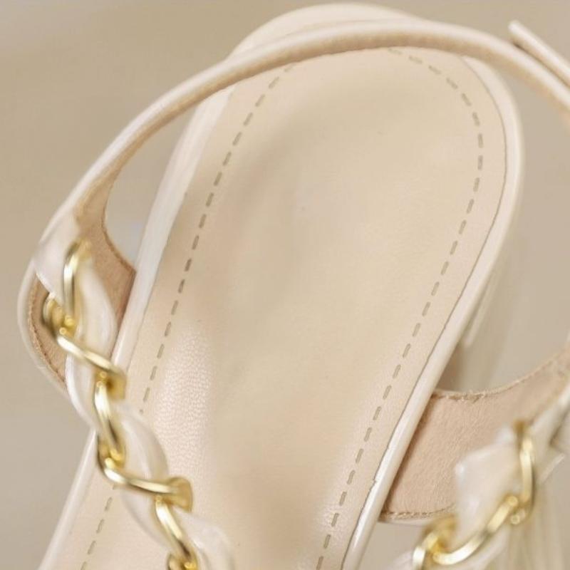 WTEMPO Брендовые летние универсальные женские босоножки A Word с бантом Mesh Fairy Thick со средним каблуком и юбкой на высоком каблуке