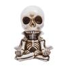 Cloak Meditation Small Skeleton Personality Desktop Crafts Car Storage Spectacle Frames Resin Dolls Halloween Ornament Figurines