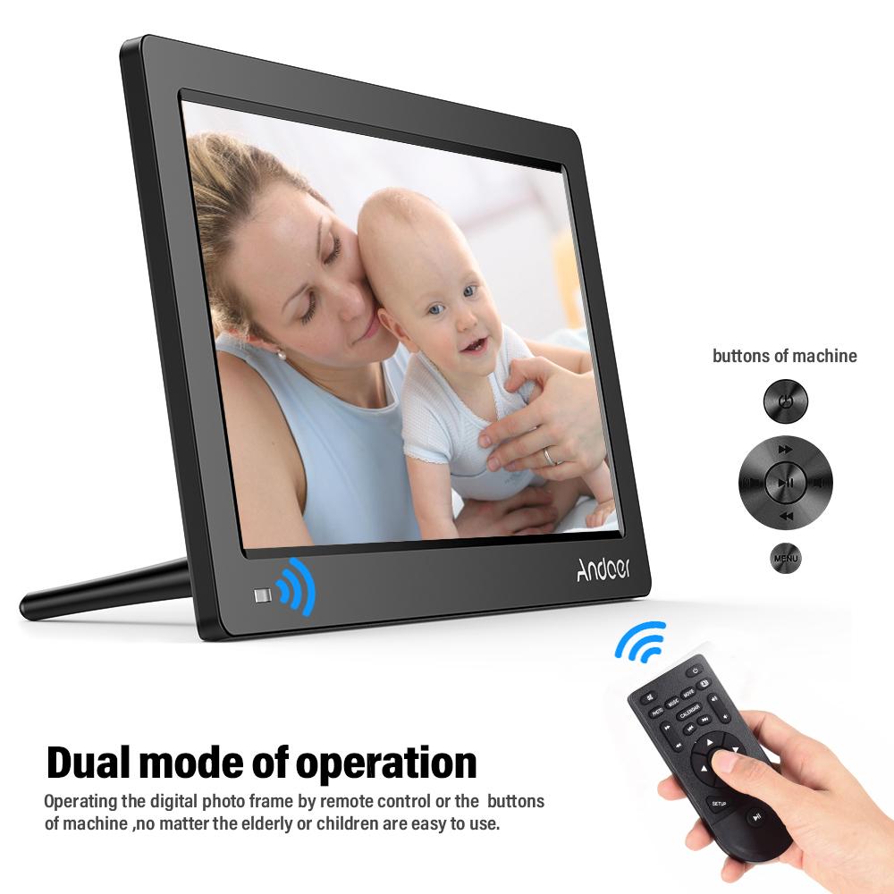 Andoer 15.6 Inch Digital Photo Picture Frame FHD 1920*1080 IPS Screen Support