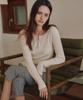 Keoseuteomeokeullagumeon [Италия] Тонкий Хенли в рубчик 5 цветов Cowkt010