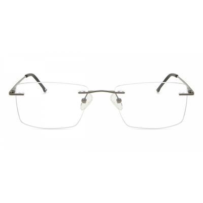 Очки унисекс в квадратной оправе светло-серого цвета Smartbuy Коллекция Watson Asian Fit 984b