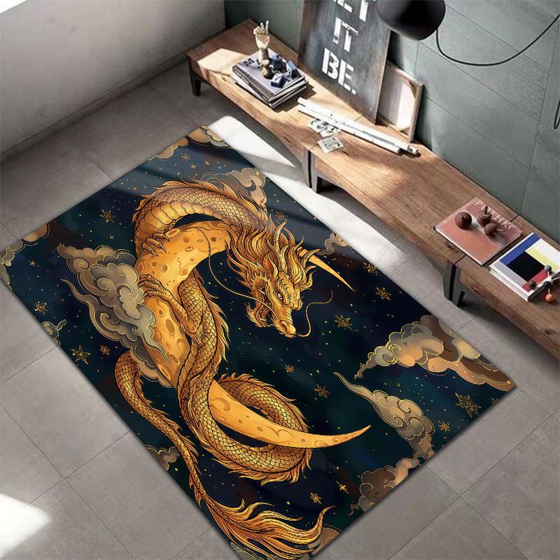 Moon animal cloud Pattern Square Carpet,Area Rug,Carpet Rug for Living Room Bedroom Sofa Playroom Decor,Non-slip Floor Mat,Holiday Birthday Gifts