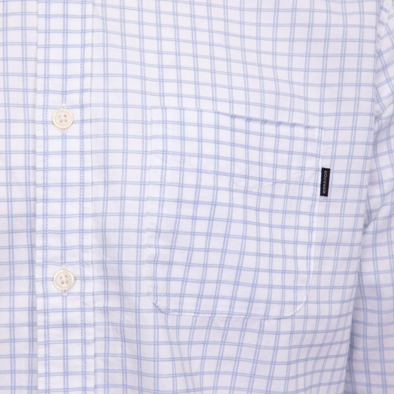 Мужская клетчатая хлопковая рубашка с карманом DOCKERS