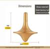 Brass Rotating Gyro Balance Toy – Children's Metal Spinner Copper Handicraft Ornament
