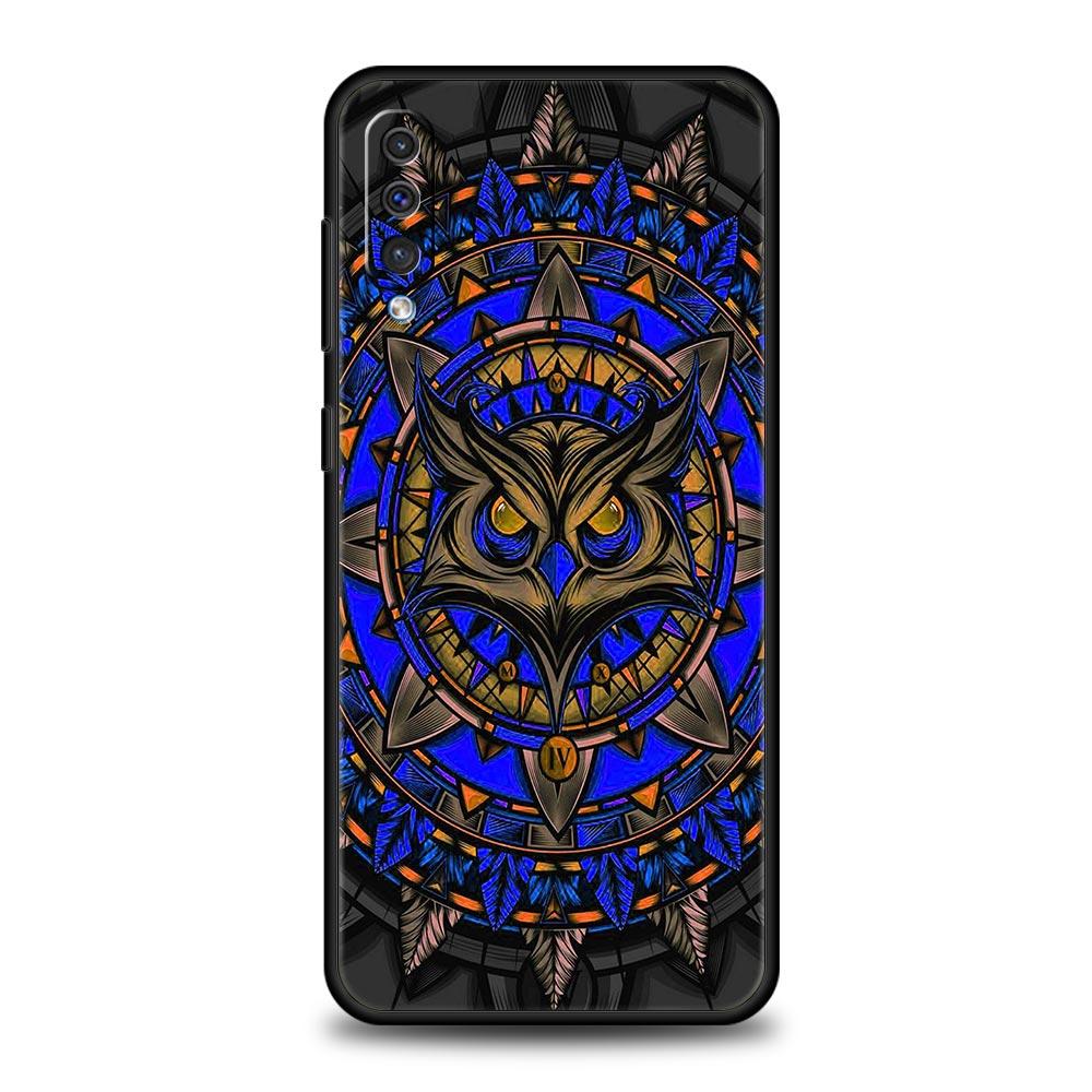 Мультяшные Подарки Милый Чехол-Сова Для Samsung A56 A36 A26 A16 A14 A12 A22 A32 5G A34 A42 A52 A54 A50 A70 A72 A40 A20E A04S A06 Чехол