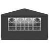 Professional Party Tent with Side Walls 4*6 m Anthracite 90 g m²