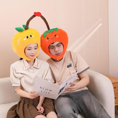 Повязка на голову Оранжевый и Хурма Мультяшный фрукт Фотореквизит Костюм для тематических вечеринок