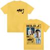 Rapper Milo J Camilo Villarruel Tour 2025 Graphic TShirt Unisex Women Vintage Hip Hop Fashion Oversized Cotton T Shirts Streetwear