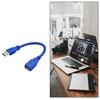 Компактный USB 3.0 удлинительный кабель, штекер-гнездо, 5 Гбит/с, для компьютерных аксессуаров