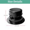 ABS Roof Vent Cover for Motorhomes Dusts Proof Ventilation Solution Universal Sewer Vent Caps with Easy Installation
