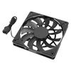120mm CPU Fan Case Cooling Fan Low Noise 2500RPM Reverse Blade 4pin PWM Computer Fan Double Bearing Support Daisy Chain