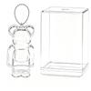 Bearbrick 8см Защитный чехол Дизайн 3D-сканирования Набор 2-в-1 Прозрачный брелок Экстра-большой дисплей в комплекте TPU Предотвращение пожелтения Пылезащитный Ударопрочный