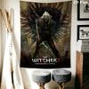 The Witcher 3 Wall Hanging Printed Fabric Blanket Decorative Tapestries for Bedroom Living Room Home Decor