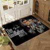 The G-Godfather Floor Mat Soft Thickened Absorbent Non-Slip Bedroom Living Room Door Mat Home Decor Flannel Rugs