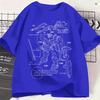 Gundam 100 Cotton TShirt For Couple Summer Vintage TShirts O Neck Hippie Tee Shirt Plus Size Print Tops