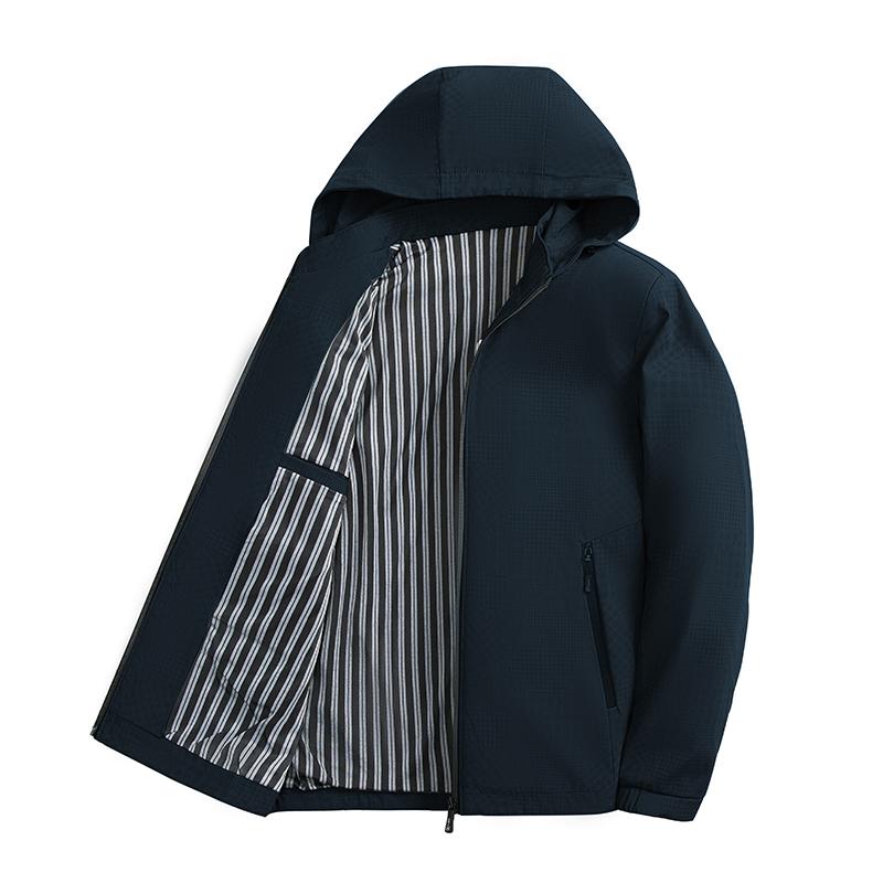 Свободный модный повседневный однотонный мужской деловой пиджак, социальный блейзер, мужская куртка среднего возраста, верхняя одежда для мужчин