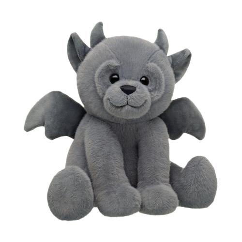 Gargoyle Teddy Bear Plush Stone Demon Stuffed Animal Gothic Halloween Decor Cute Soft Toy, 12 Inch