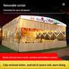 Outdoor Retractable Canopy Tent with Lights