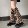 Plush Leg Warmers Winter Warm Y2K Foot Cover Kawaii Leg Cover  Lolita