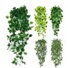 1PC Fake Leaves Vine Hanging Plants Branch Artificial Plants Green Ivy Wall Hanging Plants