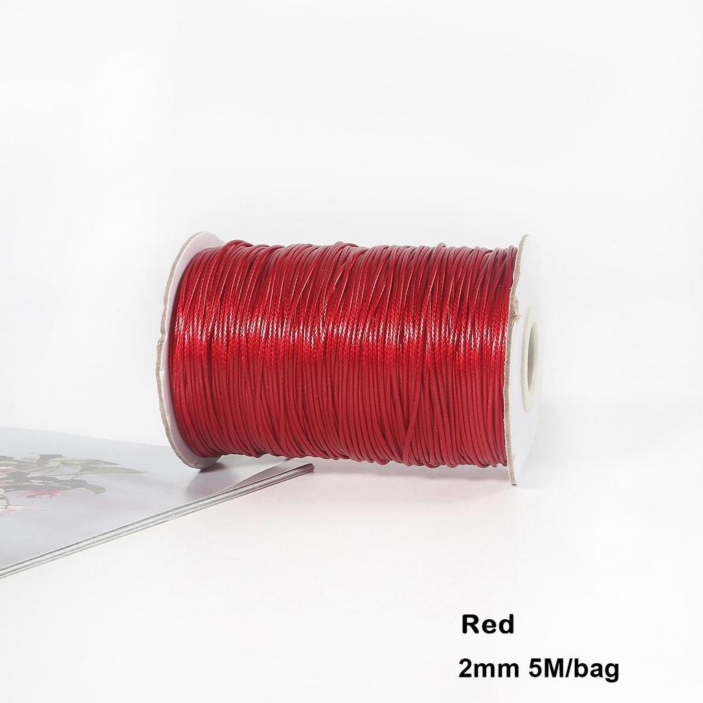 Разноцветные вощеные хлопковые шнуры для макраме, ювелирные бусины, изготовление ювелирных изделий своими руками