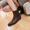 Виноградные материнские короткие ботинки женские универсальные ботинки челси на резинке в британском стиле корейская версия ботильоны для интернет-знаменитости женская верхняя одежда