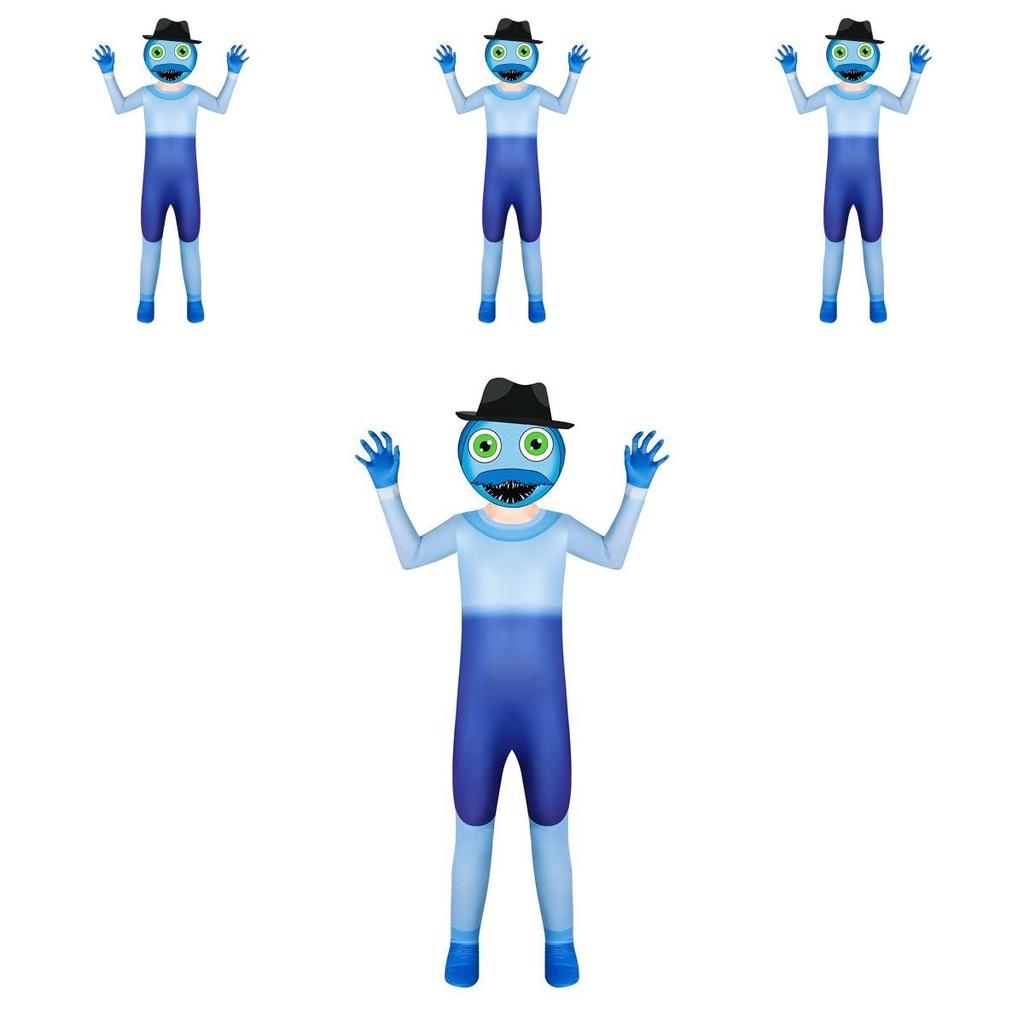 Be The Life Of The Party With These Poppy Playtime Huggy Wuggy Dad Cosplay Jumpsuits And Masks!