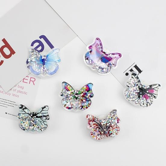 Мобильный телефон Палец Складной Портативный Держатель-бабочка Противоударный Зыбучий песок Телефон Расширяющаяся подставка-грип