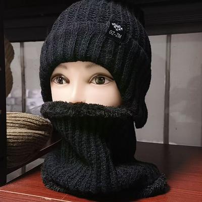 Зимняя шапка для мужчин, среднего и пожилого возраста, флис, утолщенные наушники, холодостойкие и теплые шапки, вязаные шерстяные шапки для папы и дедушки