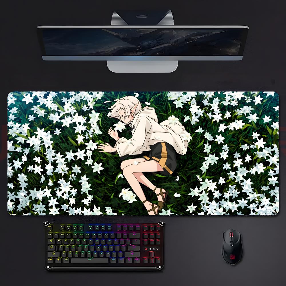 Epic Fantasy Anime Mushoku Ttensei Mouse Pad Large Gaming Mousepad With Stitched Edges Thickened Desk Mat Pc