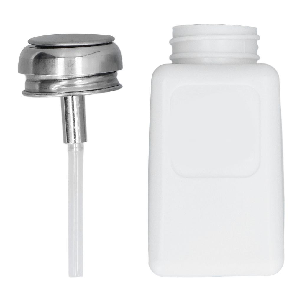 200ML Press Type Solvent Dispenser ESD Anti Static Bottle with Stainless Steel Lid Anti Static Bottle