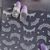 Charm Sexy White Lace Ribbon Flower Black Red Chic Soft Embossed Relief Self Adhesive Nail Art Decoration Sticker Manicure Decal